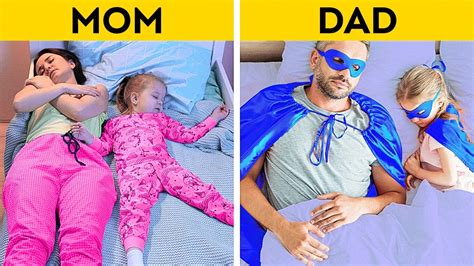 MOM Vs DAD Funny Facts Parenting Hacks And Relatable Moments YouTube