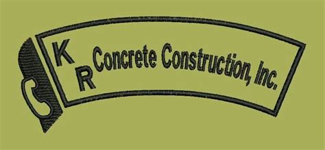 🔨K R Concrete Construction Inc. Logo📐 | Concrete, Concrete background