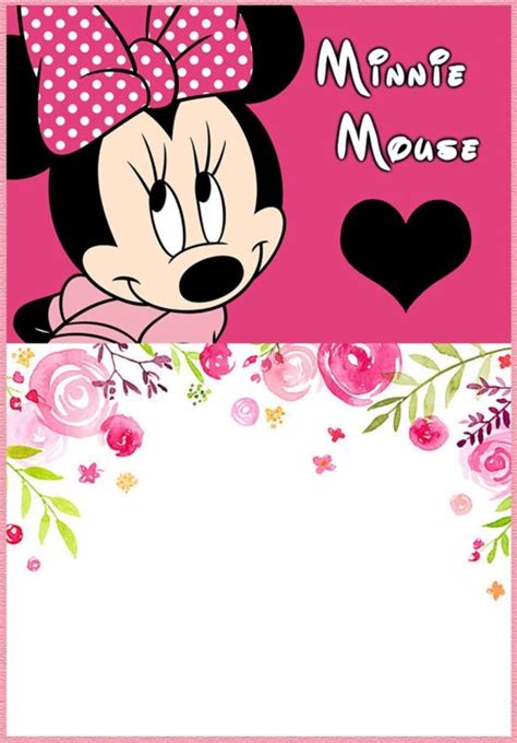 The Largest Collection Of Free Minnie Mouse Invitation Templates Part 2