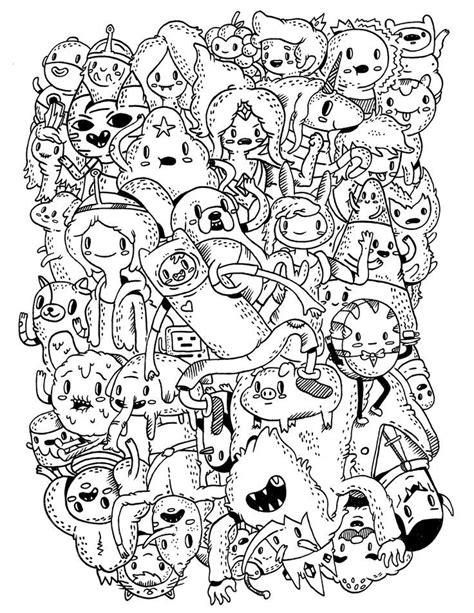 Image Result For Adventure Time Art Black And White Art Ideas Hora
