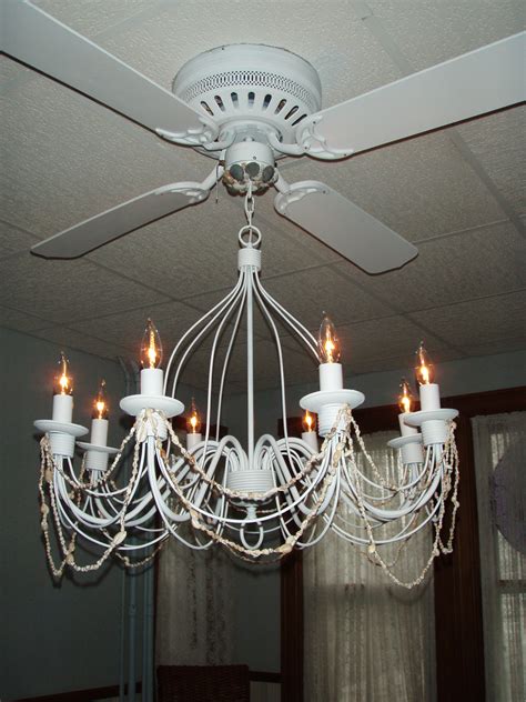 As promised i'm posting about my ceiling fan. Chandelier: Beautiful Ceiling Fan With Chandelier For ...
