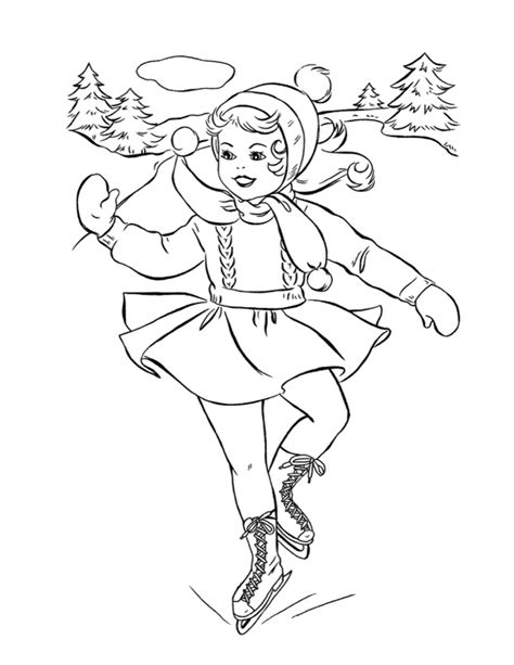 27 Ice Skating Coloring Pages Arikodrostan