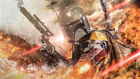 Download Boba Fett Readying For Battle In Star Wars Battlefront Wallpaper