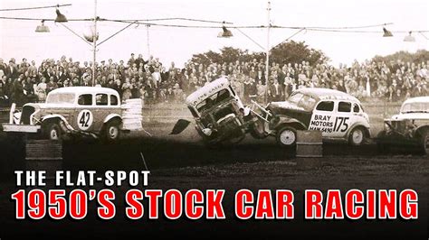 1950s Historical Footage Of Stock Car Races Youtube