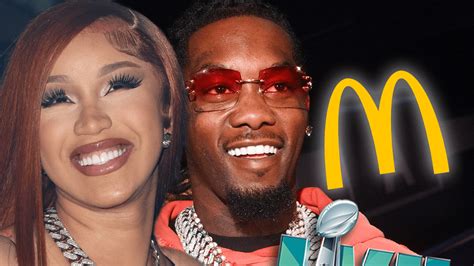 Cardi B And Offset Shoot Valentines Day Themed Mcdonalds Super Bowl Ad
