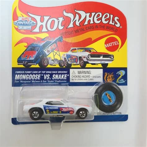 Mongoose Vs Snake Funny Cars Tom Mcewen And Don Prudhomme Hot Wheels