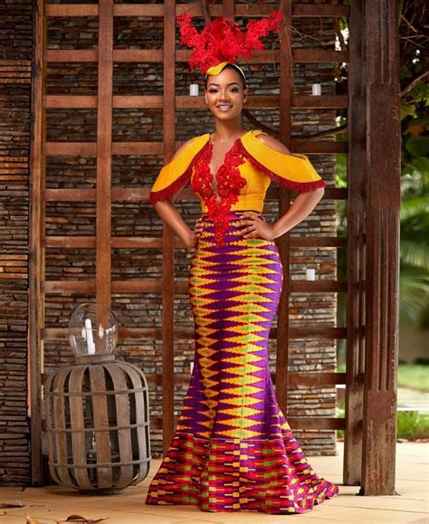 Kente Styles For Ghanaian Bride To Be 40 Beautiful Kente Styles