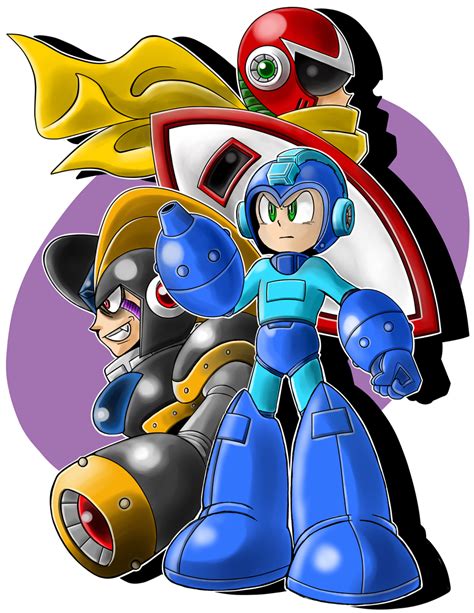 Mega Man Proto Man And Bass By Justedesserts On Deviantart