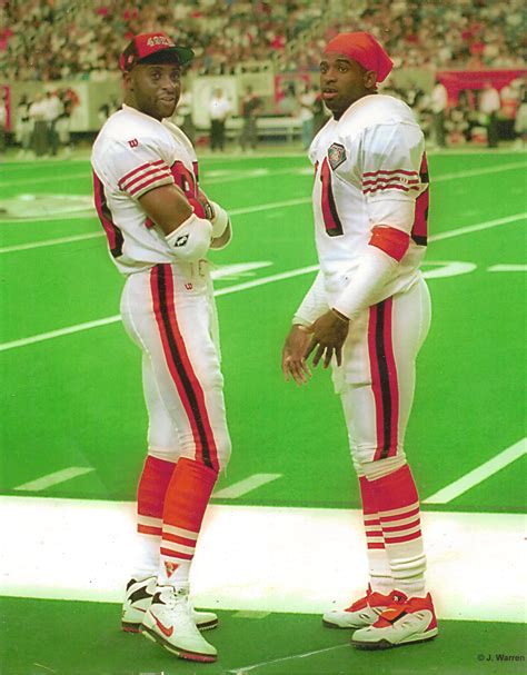 Young has been speaking to the team, along with jerry rice and other past greats, since curfew in miami was set for 11:15, but cornerback deion sanders didn't get back to the hotel until 11:40. Deion Sanders and Jerry Rice 1994 | Deion Sanders ...