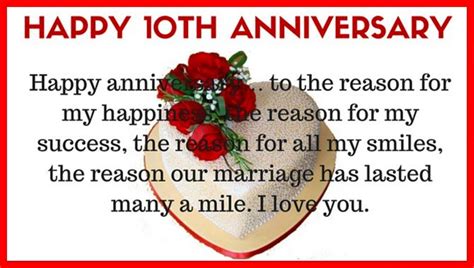10th Year Marriage Anniversary Wishes Quotes Wallpaper Images