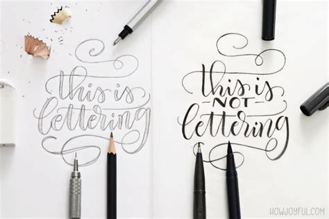 The Difference Between Calligraphy Lettering And Typography In