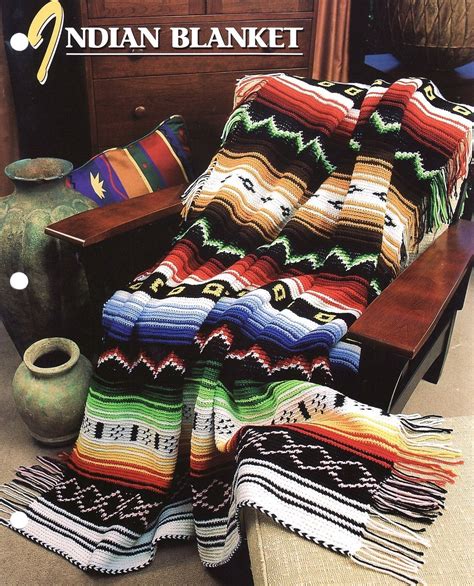 Crochet Pattern For Navajo Afghan Crochet Club