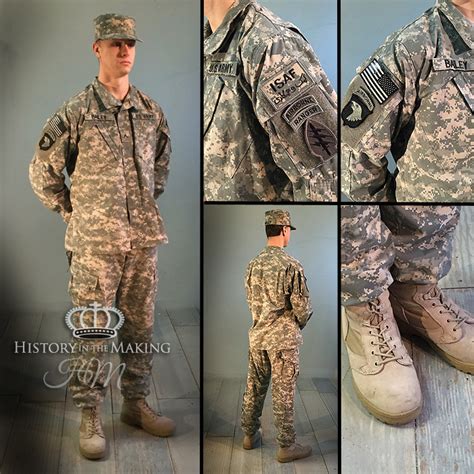 American Army Acu Basic Uniform Set History In The Making