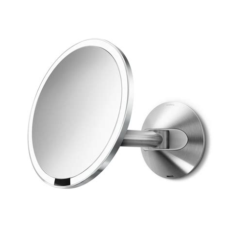 Simplehuman Sensor Mirrors 8 Wall Mount 5x Magnification Stainless