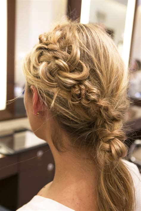 The Texture Of The Knots Should Flow Seamlessly Into The Top Braided