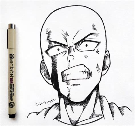 21 Easy One Punch Man Drawing Arfaanmahrianne