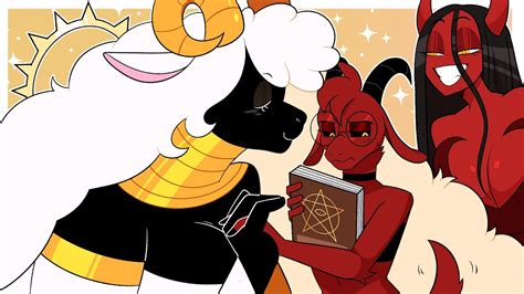 demon gf and the cherub and goat girl cult bug enthusiast comic dub youtube