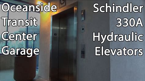 Schindler 330a Elevators At The Oceanside Parking Garage California