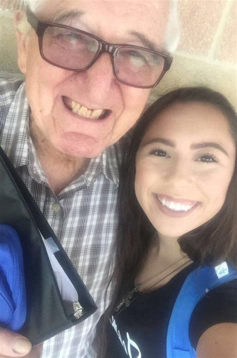 An 82 Year Old And His Granddaughter Are Both Attending College In San Antonio Kera News