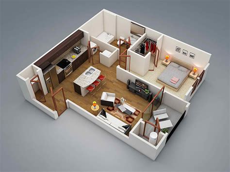 15 One Bedroom Home Plan Ideas You Could Comfortably Live In Top Dreamer