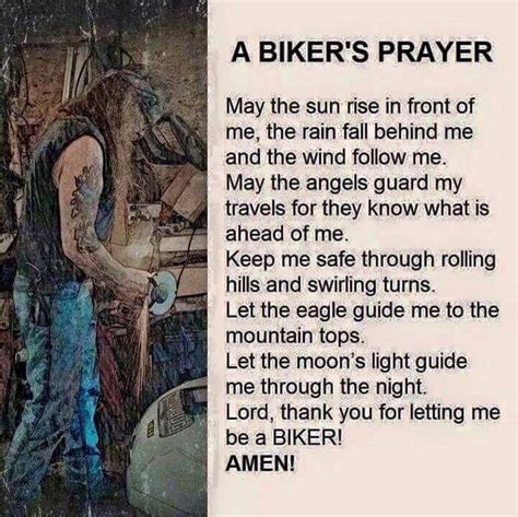 Pin By Sharon Kerwin On Prayers Bikers Prayer Angel Guard Keep Me Safe