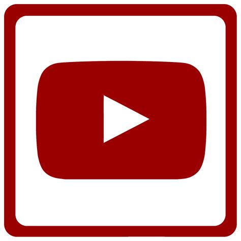 Youtube Logo Png White And Red
