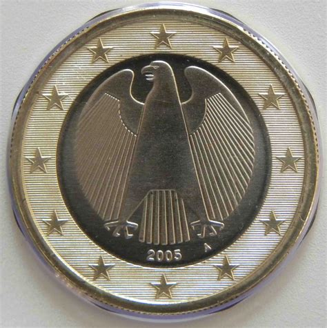 Germany 1 Euro Coin 2005 A Euro Coinstv The Online Eurocoins Catalogue