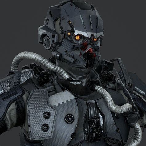 Killzone Shadow Fall Helghast Infantry E3 Remodeled 3ds Max 2014
