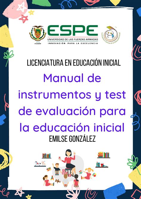 Calaméo Manual De Instrumentos Y Test De Evaluación En Educación Inicial