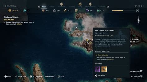 Assassin S Creed Odyssey The Gates Of Atlantis Walkthrough