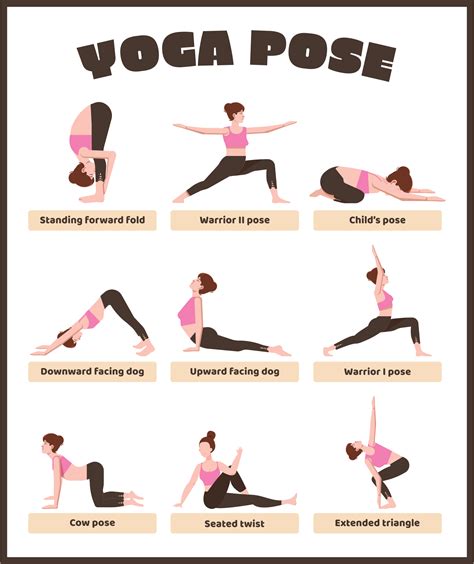 7 Best Yoga Poses Printable Chart Pdf For Free At Printablee