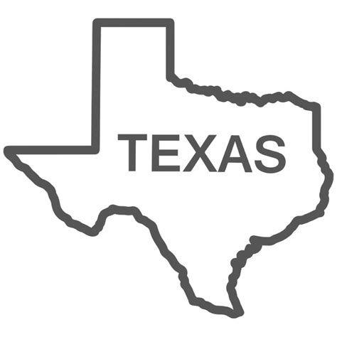 Texas Map Outline Printable Texas Map Outline Printable State