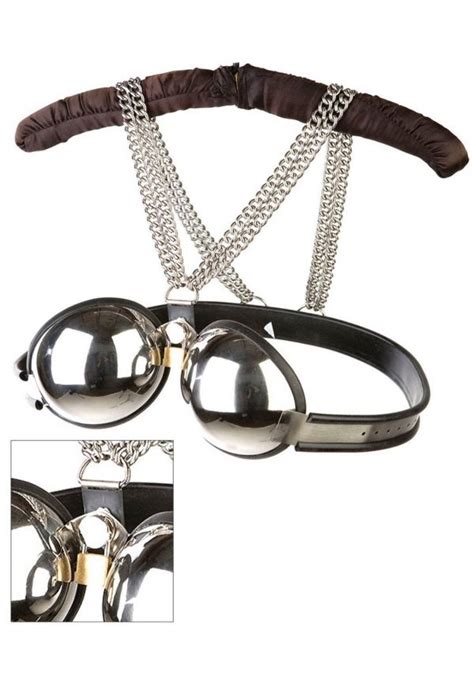 Chastity Belt W Cage Thigh Bands Bra Male Dotty After Midnight