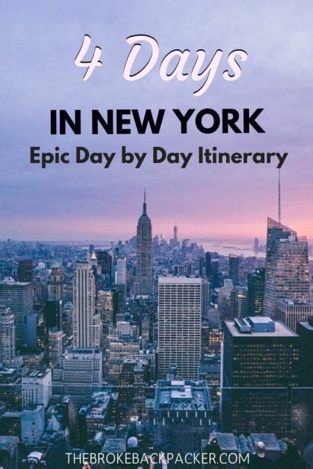 Epic 4 Days In New York City Itinerary 2023 New York City Vacation