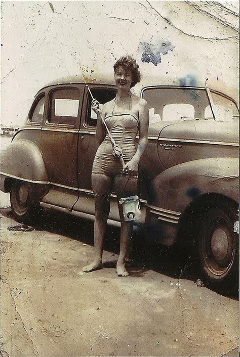 Vintage 1950s Bandw Photograph Copy Sexy Lady Texan