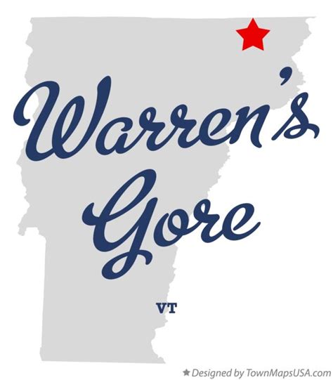 Map Of Warrens Gore Vt Vermont