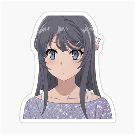 Bunny Girl Senpai Mai Sakurajima Sticker For Sale By N8kazuma
