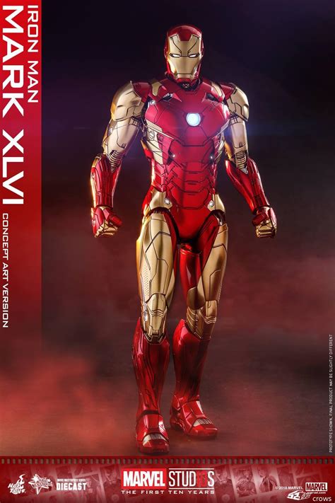 Hot Toys 漫威10周年 概念版钢铁侠iron Man Mk46 12寸人偶前瞻 52toys有品有趣