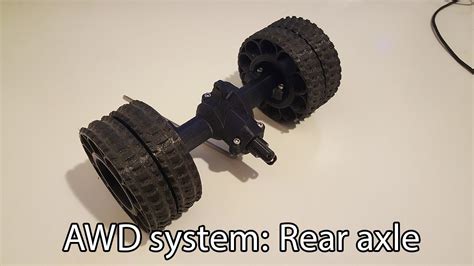 3d Printed Rc Truck V3 Single Rear Axle Youtube