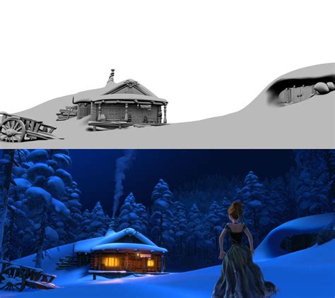 Artstation Frozen Set Model By Maya