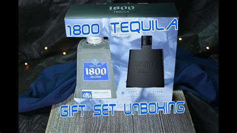 1800 Tequila With Flask T Set Youtube