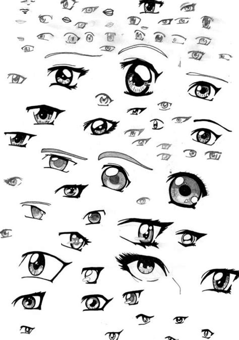 How To Draw Cute Anime Eyes Olhos De Anime Desenho De Olhos Anime