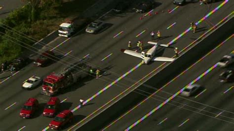 Small Plane Makes Emergency Landing On Atlanta Interstate