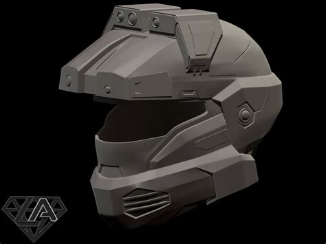 Halo Scout Helmet 3d Print Model By Lafactorystore