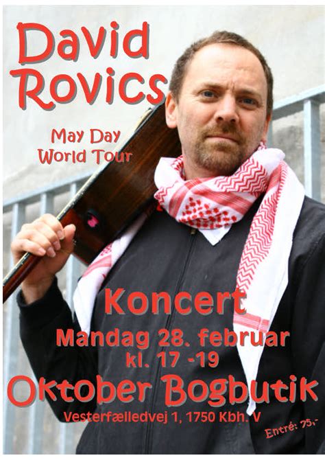 David Rovics May Day World Tour Oktober Bogbutik 28 Februar Kpnet