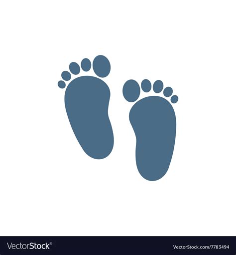 18 Vector Image Of Baby Feet