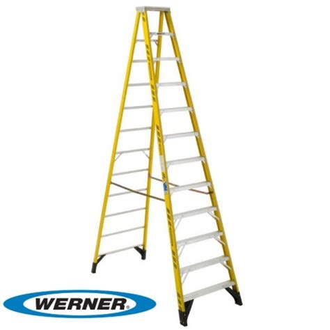 Louisville Ladder 12 Foot Fiberglass Step Ladder Modern Electrical