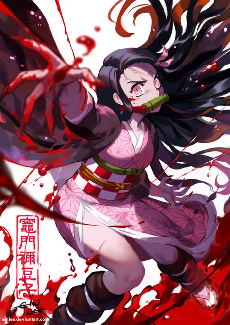 Neon Anime Wallpaper Demon Slayer Demon Slayer Nezuko Kamado With
