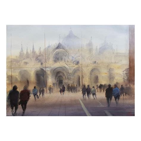 Anna Kataian On Instagram Basilica Di San Marco Watercolor Paper