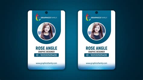 Id Card Design Template Free Download Psd Aulaiestpdm Blog